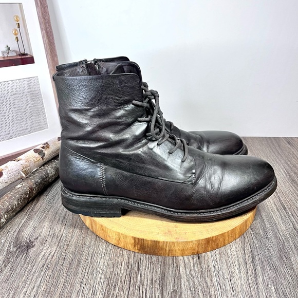 *Blackstone | MM08 Lace Up Leather Boots in Brown Size 47/13 US - Picture 4 of 16